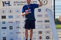 Mariusz Szarek po biegu na 10 km w Stalowej Woli