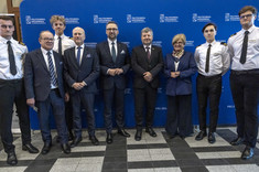 Spotkanie ministra M. Kulaska ze studentami pilotażu,